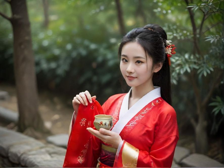 广州一家隐秘的茶室，窗外是朦胧的城市夜景