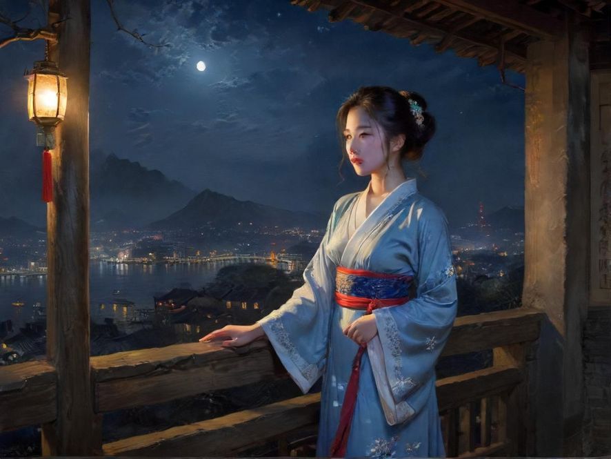 电脑屏幕上显示着一个论坛界面，背景是夜晚的都市街景，营造出一种神秘而充满信息的氛围。