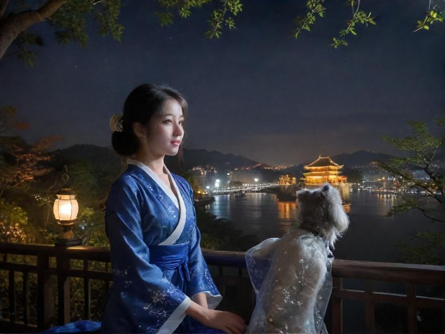 温州夜场茶社霓虹氛围