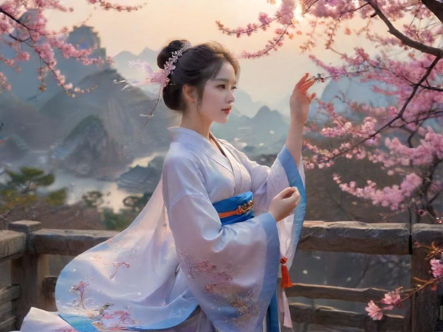 一位女士在豪华公寓内享受宁静放松的时刻，背影展现出舒适与自在