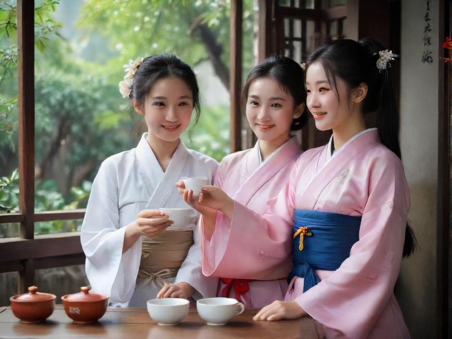 广州高端茶社内部实景