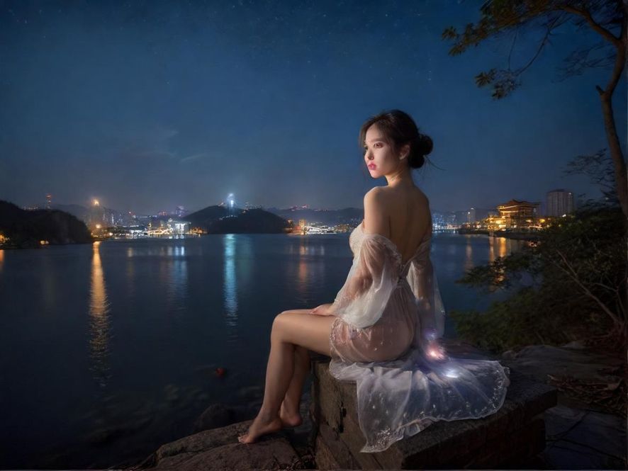 上海夜场繁华夜景 夜场灯火辉煌