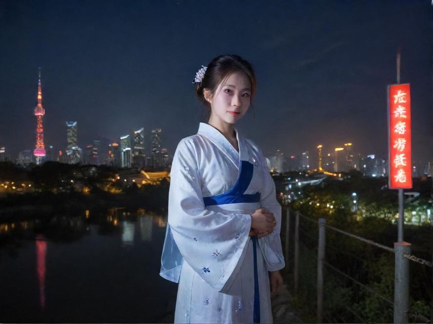 深圳罗湖夜场会所霓虹夜景