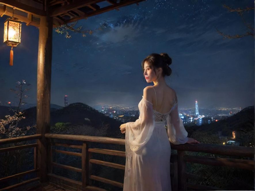 一位用户正在手机上浏览蒲宗桑拿论坛，背景是霓虹闪烁的夜场景象