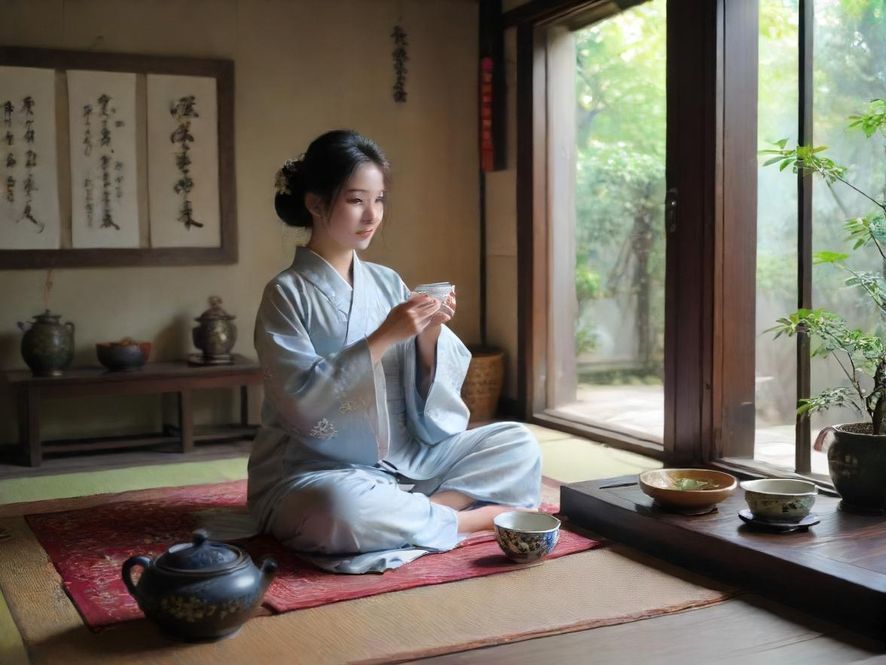 广州越秀高端茶社实景图
