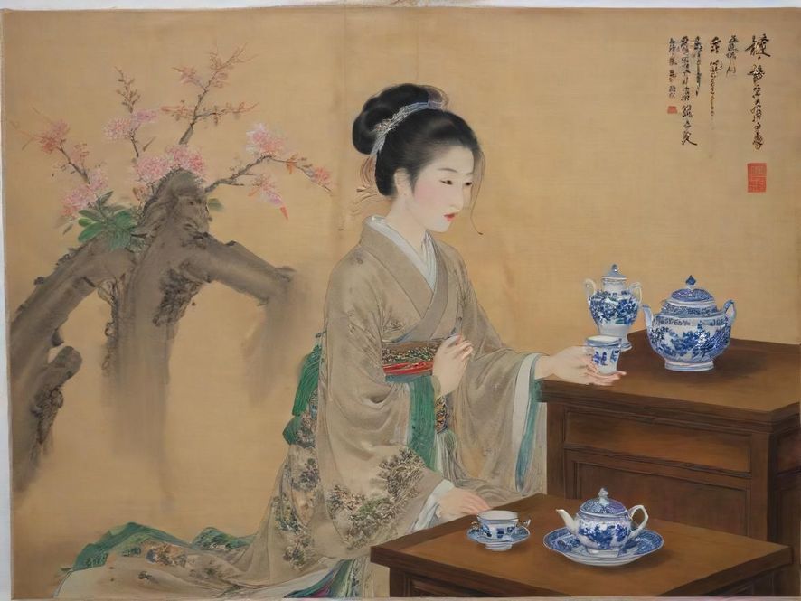 手机上显示的深圳龙华品茶信息