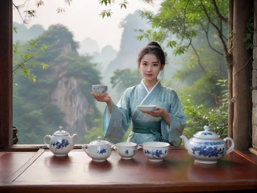 舒适私密的茶室环境