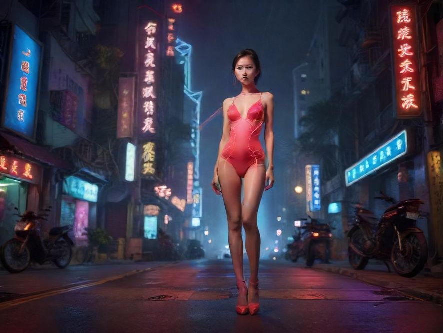 广州夜色街景