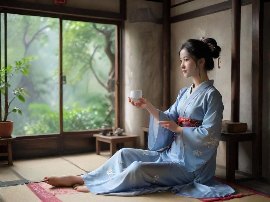 广州某休闲场所内景，可能提供品茶和按摩服务