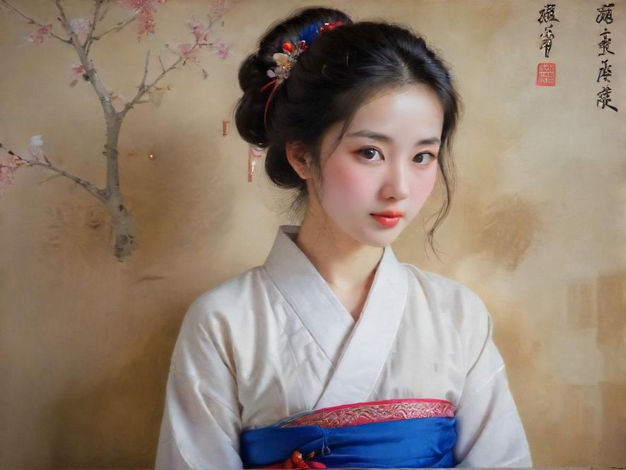 白云老师在东方庭院中优雅引导