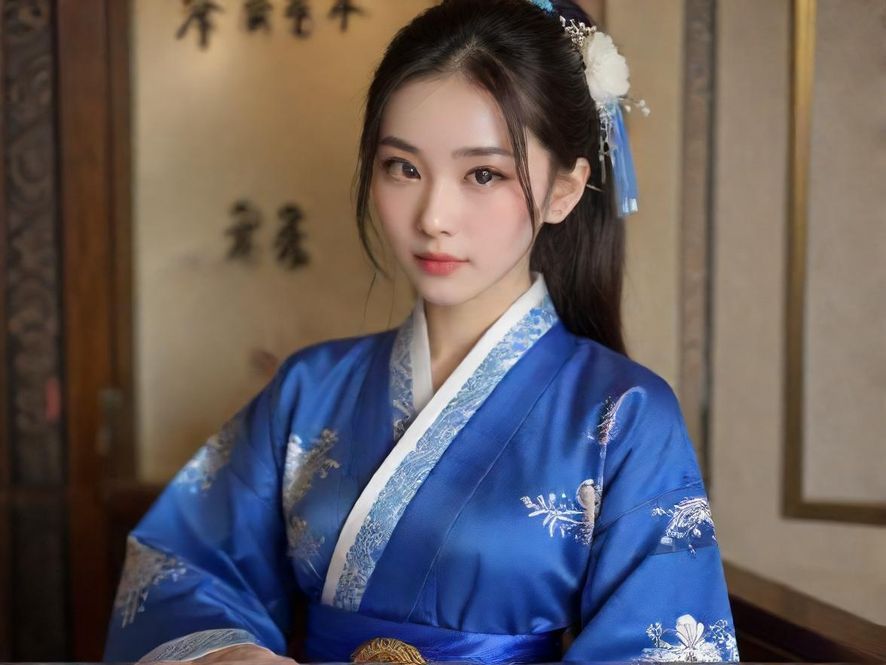 北京青年男女在胡同里的咖啡馆轻松交流