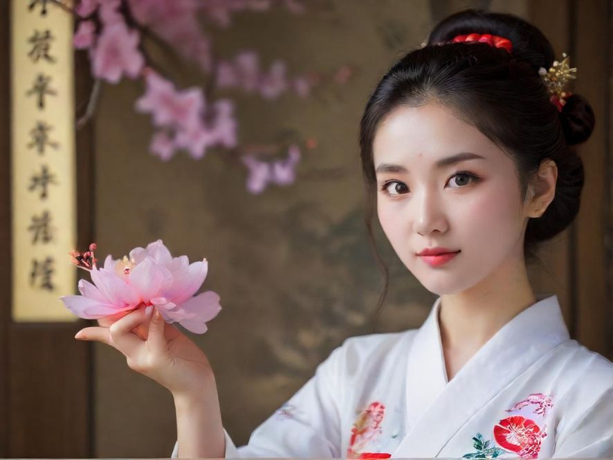 一位神秘女子在朦胧的光线中,侧颜剪影映衬在雅致的窗边,营造出一种私密而富有故事感的氛围。