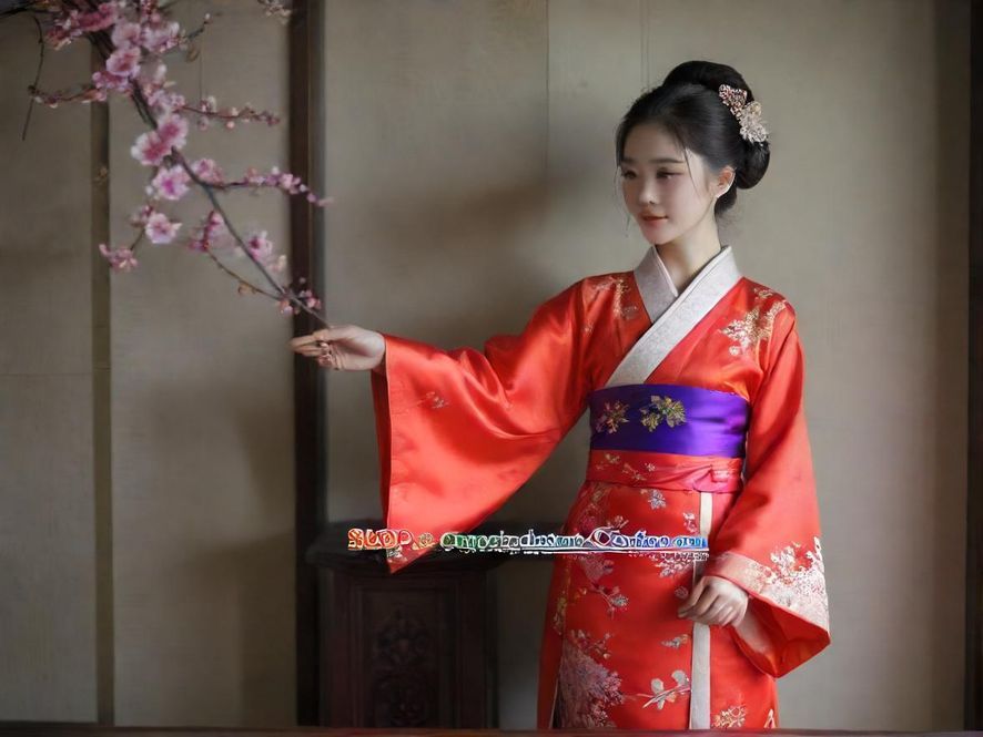 专业服务人员正在为客人提供细致周到的服务，特写镜头展现了其优雅的动作和专注的神情，背景是艺术风格的典雅环境。