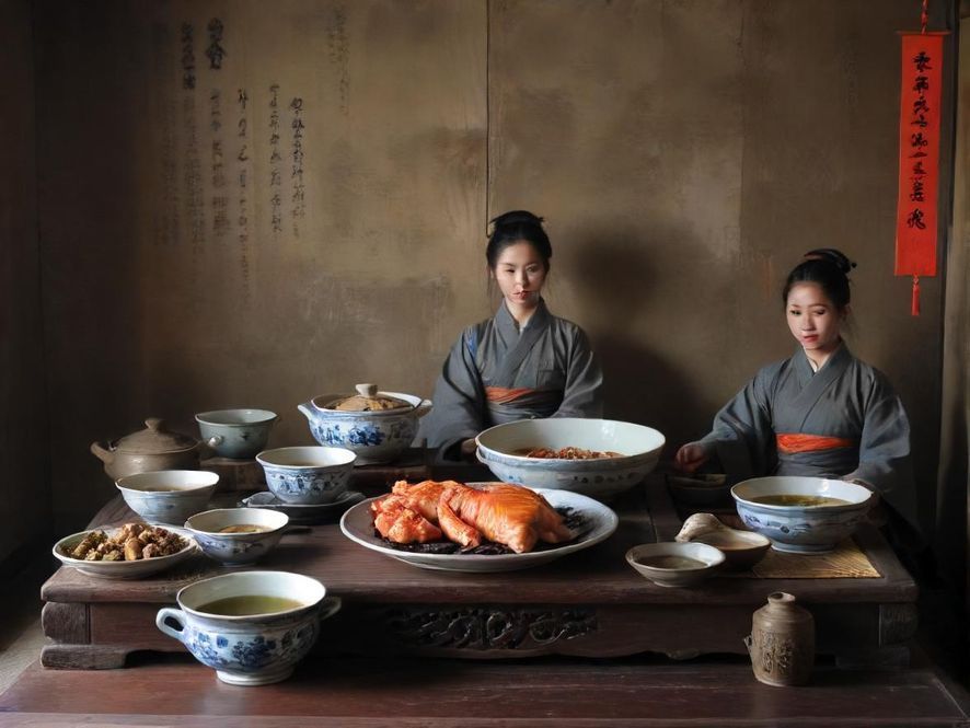 一群年轻朋友在阳光明媚的公园草地上,围坐野餐垫,享受着美食与欢声笑语